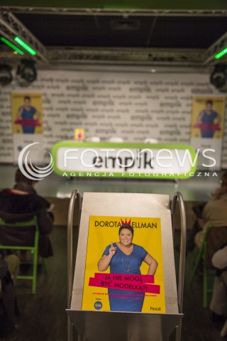  06.11.2014 WARSZAWA<br />PROMOCJA KSIAZKI DOROTY WELLMAN - JA NIE MOGE BYC MODELKA W EMPIK JUNIOR <br />N/Z DOROTA WELLMAN KSIAZKA<br /> 