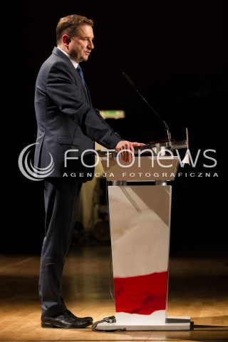  12.11.2014 RZESZOW <br />KONWENCJA WYBORCZA PIS NA PODKARPACIU<br />N/Z PIOTR DUDA - PRZEWODNICZACY NSZZ SOLIDARNOSC ZWIAZKOWIEC<br /> 