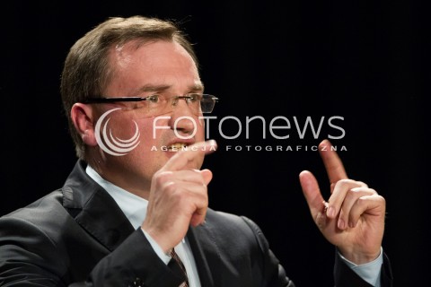  12.11.2014 RZESZOW <br />KONWENCJA WYBORCZA PIS NA PODKARPACIU<br />N/Z ZBIGNIEW ZIOBRO<br /> 