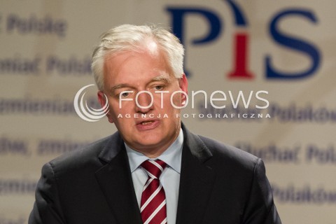  12.11.2014 RZESZOW <br />KONWENCJA WYBORCZA PIS NA PODKARPACIU<br />N/Z JAROSLAW GOWIN<br /> 