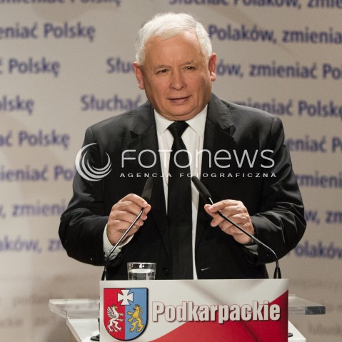  12.11.2014 RZESZOW <br />KONWENCJA WYBORCZA PIS NA PODKARPACIU<br />N/Z JAROSLAW KACZYNSKI<br /> 