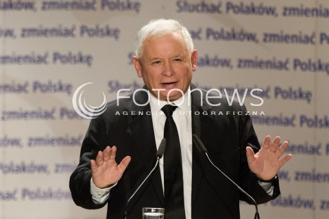  12.11.2014 RZESZOW <br />KONWENCJA WYBORCZA PIS NA PODKARPACIU<br />N/Z JAROSLAW KACZYNSKI<br /> 