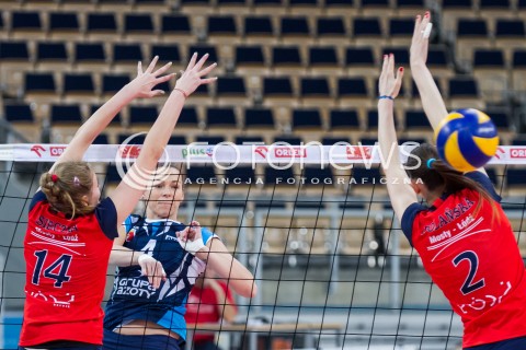 15.11.2014 LODZ SIATKOWKA ORLEN LIGA SEZON 2014/2015 VOLLEYBALL POLISH SEASON BEEF MASTER BUDOWLANI LODZ - KPS CHEMIK POLICE N/Z KATARZYNA GAJGAL - ANIOL  
