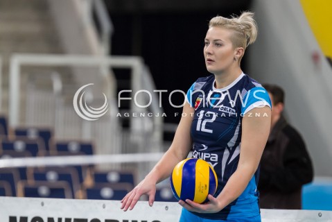  15.11.2014 LODZ SIATKOWKA ORLEN LIGA SEZON 2014/2015 VOLLEYBALL POLISH SEASON BEEF MASTER BUDOWLANI LODZ - KPS CHEMIK POLICE N/Z SYLWETKA IZABELA KOWALINSKA  