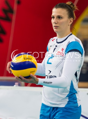  15.11.2014 LODZ SIATKOWKA ORLEN LIGA SEZON 2014/2015 VOLLEYBALL POLISH SEASON BEEF MASTER BUDOWLANI LODZ - KPS CHEMIK POLICE N/Z MARIOLA ZENIK SYLWETKA  