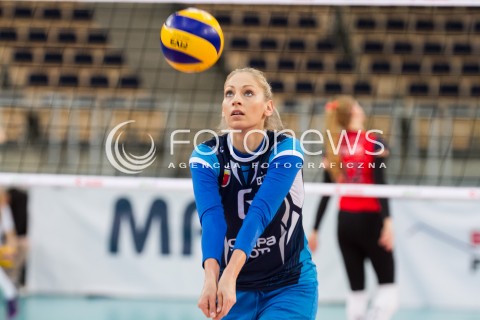  15.11.2014 LODZ SIATKOWKA ORLEN LIGA SEZON 2014/2015 VOLLEYBALL POLISH SEASON BEEF MASTER BUDOWLANI LODZ - KPS CHEMIK POLICE N/Z SYLWETKA AGNIESZKA BEDNAREK - KASZA  