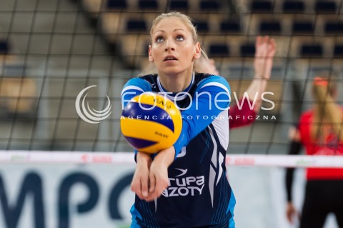  15.11.2014 LODZ SIATKOWKA ORLEN LIGA SEZON 2014/2015 VOLLEYBALL POLISH SEASON BEEF MASTER BUDOWLANI LODZ - KPS CHEMIK POLICE N/Z SYLWETKA AGNIESZKA BEDNAREK - KASZA  