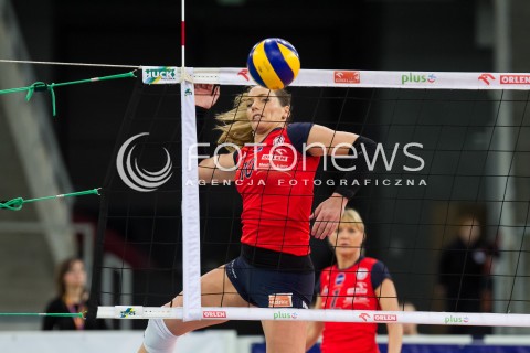  15.11.2014 LODZ SIATKOWKA ORLEN LIGA SEZON 2014/2015 VOLLEYBALL POLISH SEASON BEEF MASTER BUDOWLANI LODZ - KPS CHEMIK POLICE N/Z SANJA POPOVIC SYLWETKA  