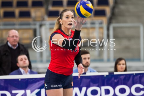  15.11.2014 LODZ SIATKOWKA ORLEN LIGA SEZON 2014/2015 VOLLEYBALL POLISH SEASON BEEF MASTER BUDOWLANI LODZ - KPS CHEMIK POLICE N/Z SANJA POPOVIC SYLWETKA  