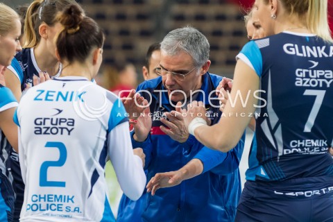  15.11.2014 LODZ SIATKOWKA ORLEN LIGA SEZON 2014/2015 VOLLEYBALL POLISH SEASON BEEF MASTER BUDOWLANI LODZ - KPS CHEMIK POLICE N/Z TRENER GIUSEPPE CUCCARINI  