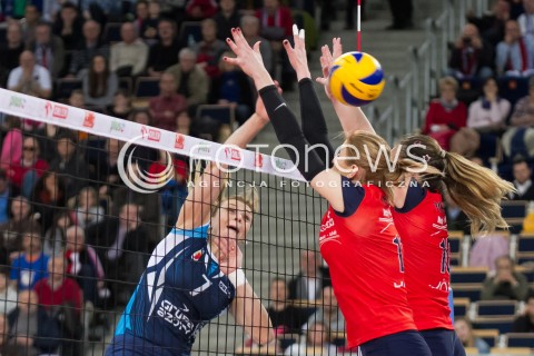  15.11.2014 LODZ SIATKOWKA ORLEN LIGA SEZON 2014/2015 VOLLEYBALL POLISH SEASON BEEF MASTER BUDOWLANI LODZ - KPS CHEMIK POLICE N/Z MALGORZATA GLINKA - MOGENTALE  