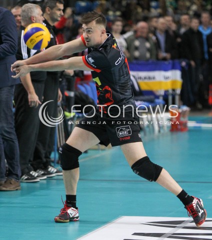  15.11.2014 RZESZOW <br />SIATKOWKA PLUS LIGA 2014/2015 MEN VOLLEYBALL POLAND POLISH PLUSLIGA LEAGUE SEASON 2014/2015 <br />MECZ ASSECO RESOVIA RZESZOW - TRANSFER BYDGOSZCZ<br />N/Z KRZYSZTOF IGNACZAK SYLWETKA <br /> 