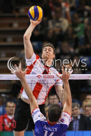  15.11.2014 RZESZOW <br />SIATKOWKA PLUS LIGA 2014/2015 MEN VOLLEYBALL POLAND POLISH PLUSLIGA LEAGUE SEASON 2014/2015 <br />MECZ ASSECO RESOVIA RZESZOW - TRANSFER BYDGOSZCZ<br />N/Z JOCHEN SCHOPS <br /> 