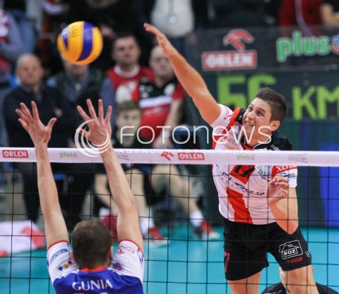  15.11.2014 RZESZOW <br />SIATKOWKA PLUS LIGA 2014/2015 MEN VOLLEYBALL POLAND POLISH PLUSLIGA LEAGUE SEASON 2014/2015 <br />MECZ ASSECO RESOVIA RZESZOW - TRANSFER BYDGOSZCZ<br />N/Z NIKOLAY PENCZEV ( PENCHEV ) <br /> 