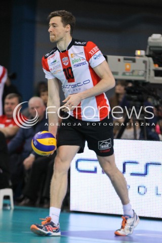  15.11.2014 RZESZOW <br />SIATKOWKA PLUS LIGA 2014/2015 MEN VOLLEYBALL POLAND POLISH PLUSLIGA LEAGUE SEASON 2014/2015 <br />MECZ ASSECO RESOVIA RZESZOW - TRANSFER BYDGOSZCZ<br />N/Z JOCHEN SCHOPS SYLWETKA <br /> 