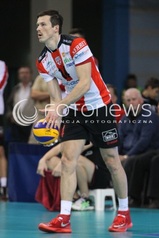  15.11.2014 RZESZOW <br />SIATKOWKA PLUS LIGA 2014/2015 MEN VOLLEYBALL POLAND POLISH PLUSLIGA LEAGUE SEASON 2014/2015 <br />MECZ ASSECO RESOVIA RZESZOW - TRANSFER BYDGOSZCZ<br />N/Z RAFAL BUSZEK SYLWETKA <br /> 