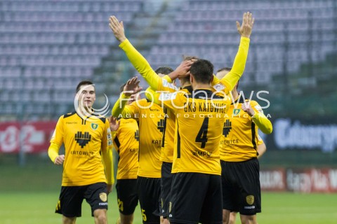  22.11.2014 LODZ PILKA NOZNA POLSKA PIERWSZA LIGA SEZON 2014/2015 FOOTBALL POLISH  WIDZEW LODZ - GKS KATOWICE N/Z DRUZYNA RADOSC EMOCJE GOL  