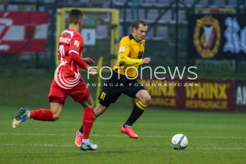  22.11.2014 LODZ PILKA NOZNA POLSKA PIERWSZA LIGA SEZON 2014/2015 FOOTBALL POLISH  WIDZEW LODZ - GKS KATOWICE N/Z PRZEMYSLAW PITRY  