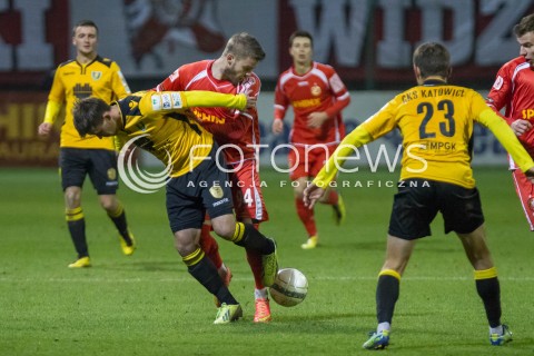  22.11.2014 LODZ PILKA NOZNA POLSKA PIERWSZA LIGA SEZON 2014/2015 FOOTBALL POLISH  WIDZEW LODZ - GKS KATOWICE N/Z BATROVIC  