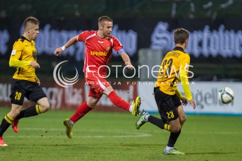  22.11.2014 LODZ PILKA NOZNA POLSKA PIERWSZA LIGA SEZON 2014/2015 FOOTBALL POLISH  WIDZEW LODZ - GKS KATOWICE N/Z RAFAL AUGUSTYNIAK  