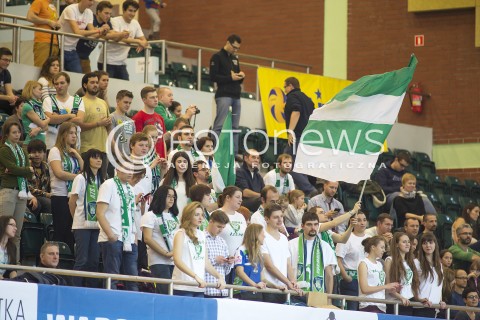  22.11.2014 WARSZAWA POLAND<br />SIATKOWKA PLUS LIGA 2014/2015 MEN VOLLEYBALL<br />ARENA URSYNOW <br />MECZ AZS POLITECHNIKA WARSZAWSKA - MKS BANIMEX BEDZIN <br />N/Z KIBICE DOPING EMOCJE AZS POLITECHNIKA<br /> 