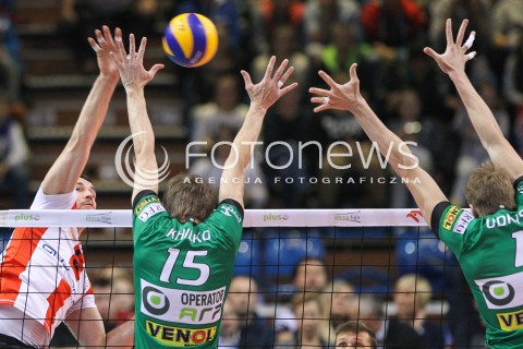  26.11.2014 RZESZOW <br />SIATKOWKA PLUS LIGA 2014/2015 MEN VOLLEYBALL POLAND POLISH PLUSLIGA LEAGUE SEASON 2014/2015 <br />MECZ ASSECO RESOVIA RZESZOW - AZS CZESTOCHOWA<br />N/Z DAWID KONARSKI <br /> 