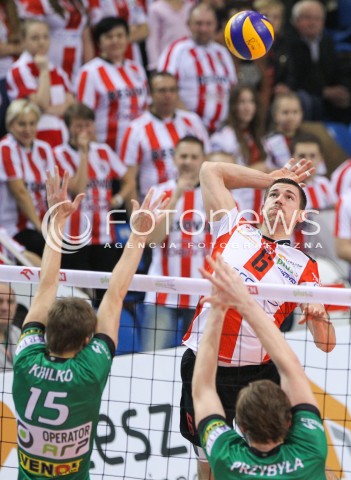  26.11.2014 RZESZOW <br />SIATKOWKA PLUS LIGA 2014/2015 MEN VOLLEYBALL POLAND POLISH PLUSLIGA LEAGUE SEASON 2014/2015 <br />MECZ ASSECO RESOVIA RZESZOW - AZS CZESTOCHOWA<br />N/Z DAWID KONARSKI <br /> 