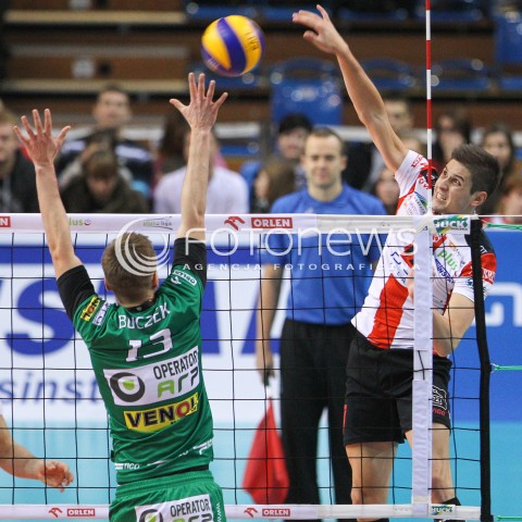  26.11.2014 RZESZOW <br />SIATKOWKA PLUS LIGA 2014/2015 MEN VOLLEYBALL POLAND POLISH PLUSLIGA LEAGUE SEASON 2014/2015 <br />MECZ ASSECO RESOVIA RZESZOW - AZS CZESTOCHOWA<br />N/Z NIKOLAY PENCZEV ( PENCHEV ) <br /> 