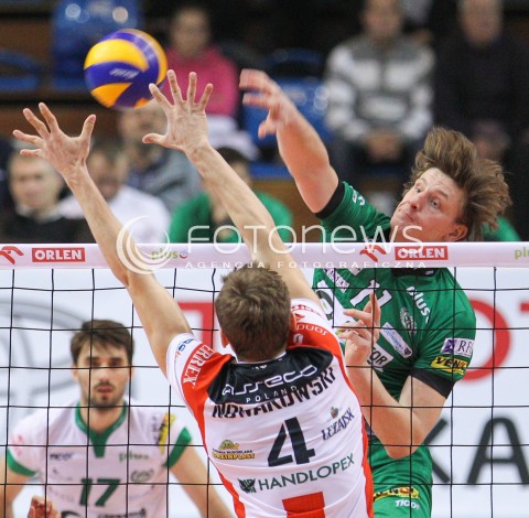  26.11.2014 RZESZOW <br />SIATKOWKA PLUS LIGA 2014/2015 MEN VOLLEYBALL POLAND POLISH PLUSLIGA LEAGUE SEASON 2014/2015 <br />MECZ ASSECO RESOVIA RZESZOW - AZS CZESTOCHOWA<br />N/Z MATEUSZ PRZYBYLA <br /> 