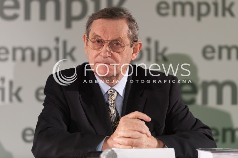  26.11.2014 WARSZAWA EMPIK<br />SPOTKANIE Z NORMANEM DAVIESEM<br />N/Z NORMAN DAVIES<br /> 