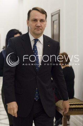  27.11.2014 WARSZAWA <br />DZIS W SEJMIE  <br />N/Z  MARSZALEK SEJMU RADOSLAW SIKORSKI<br /> 