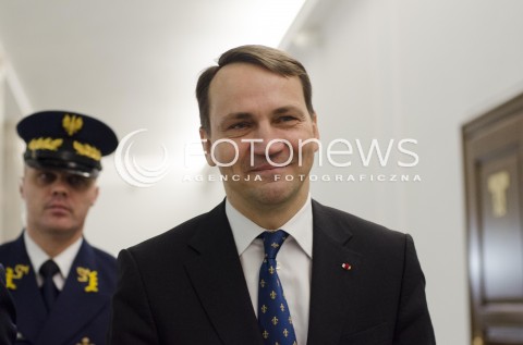  27.11.2014 WARSZAWA <br />DZIS W SEJMIE  <br />N/Z  MARSZALEK SEJMU RADOSLAW SIKORSKI<br /> 