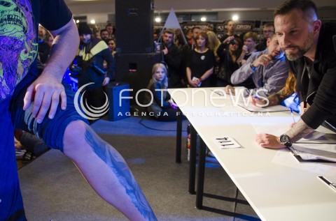  29.11.2014 WARSZAWA<br />DRUGA EDYCJA WARSAW TATTOO CONVENTION 2014<br />N/Z KONWENT TATUAZ  JURY<br /> 