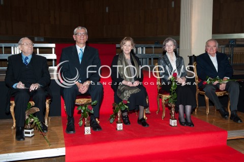  01.12.2014 WARSZAWA<br />GALA WIELKIEGO SPLENDORA<br />N/Z LAUREACI NAGRODY WIELKIEGO SPLENDORA<br /> 