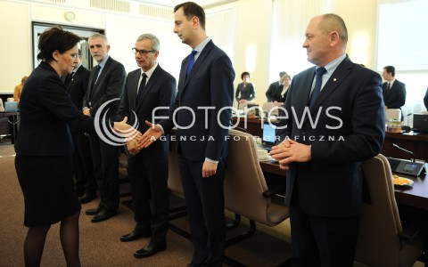 02.12.2014 WARSZAWA<br />POSIEDZENIE RADY MINISTROW<br />N/Z PREMIER EWA KOPACZ WLADYSLAW KOSINIAK KAMYSZ MAREK SAWICKI<br /> 