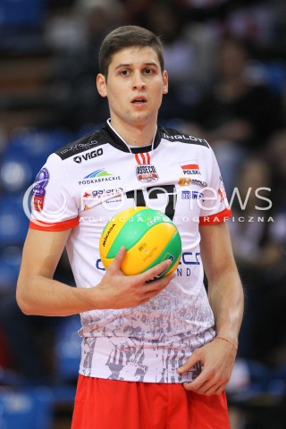  04.12.2014 RZESZOW POLAND <br />SIATKOWKA LIGA MISTRZOW MEN CEV VOLLEYBALL CHAMPIONS LEAGUE 2013 <br />MATCH ASSECO RESOVIA -  BERLIN RECYCLING VOLLEYS<br />N/Z NIKOLAY PENCZEV ( PENCHEV ) SYLWETKA <br /> 
