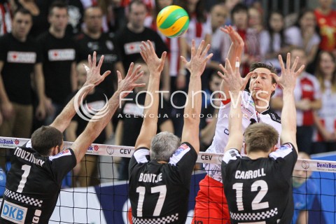 04.12.2014 RZESZOW POLAND <br />SIATKOWKA LIGA MISTRZOW MEN CEV VOLLEYBALL CHAMPIONS LEAGUE 2013 <br />MATCH ASSECO RESOVIA -  BERLIN RECYCLING VOLLEYS<br />N/Z JOCHEN SCHOPS <br /> 