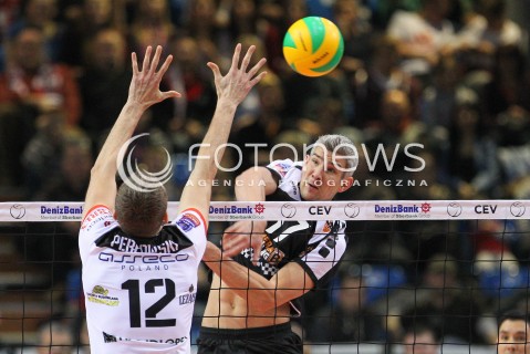  04.12.2014 RZESZOW POLAND <br />SIATKOWKA LIGA MISTRZOW MEN CEV VOLLEYBALL CHAMPIONS LEAGUE 2013 <br />MATCH ASSECO RESOVIA -  BERLIN RECYCLING VOLLEYS<br />N/Z ROB BONTJE <br /> 