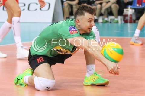  04.12.2014 RZESZOW POLAND <br />SIATKOWKA LIGA MISTRZOW MEN CEV VOLLEYBALL CHAMPIONS LEAGUE 2013 <br />MATCH ASSECO RESOVIA -  BERLIN RECYCLING VOLLEYS<br />N/Z KRZYSZTOF IGNACZAK SYLWETKA <br /> 