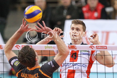  07.12.2014 RZESZOW <br />SIATKOWKA PLUS LIGA 2014/2015 MEN VOLLEYBALL POLAND POLISH PLUSLIGA LEAGUE SEASON 2014/2015 <br />MECZ ASSECO RESOVIA RZESZOW - CUPRUM LUBIN<br />N/Z  PIOTR NOWAKOWSKI <br /> 