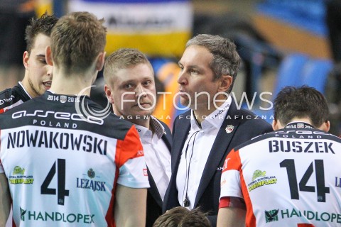  07.12.2014 RZESZOW <br />SIATKOWKA PLUS LIGA 2014/2015 MEN VOLLEYBALL POLAND POLISH PLUSLIGA LEAGUE SEASON 2014/2015 <br />MECZ ASSECO RESOVIA RZESZOW - CUPRUM LUBIN<br />N/Z  ANDRZEJ KOWAL - TRENER ( HEAD COACH ) MARCIN OGONOWSKI - II TRENER ( ASSISTANT COACH ) <br /> 
