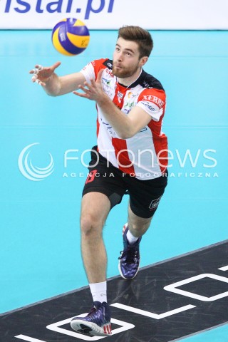  07.12.2014 RZESZOW <br />SIATKOWKA PLUS LIGA 2014/2015 MEN VOLLEYBALL POLAND POLISH PLUSLIGA LEAGUE SEASON 2014/2015 <br />MECZ ASSECO RESOVIA RZESZOW - CUPRUM LUBIN<br />N/Z  DAWID DRYJA SYLWETKA <br /> 
