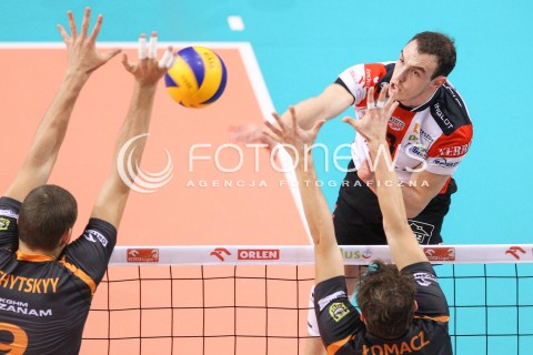  07.12.2014 RZESZOW <br />SIATKOWKA PLUS LIGA 2014/2015 MEN VOLLEYBALL POLAND POLISH PLUSLIGA LEAGUE SEASON 2014/2015 <br />MECZ ASSECO RESOVIA RZESZOW - CUPRUM LUBIN<br />N/Z  MARKO IVOVIC <br /> 