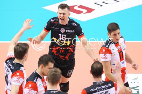  07.12.2014 RZESZOW <br />SIATKOWKA PLUS LIGA 2014/2015 MEN VOLLEYBALL POLAND POLISH PLUSLIGA LEAGUE SEASON 2014/2015 <br />MECZ ASSECO RESOVIA RZESZOW - CUPRUM LUBIN<br />N/Z  KRZYSZTOF IGNACZAK NIKOLAY PENCZEV ( PENCHEV ) R <br /> 