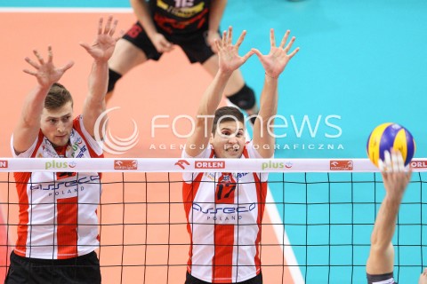  07.12.2014 RZESZOW <br />SIATKOWKA PLUS LIGA 2014/2015 MEN VOLLEYBALL POLAND POLISH PLUSLIGA LEAGUE SEASON 2014/2015 <br />MECZ ASSECO RESOVIA RZESZOW - CUPRUM LUBIN<br />N/Z  PIOTR NOWAKOWSKI NIKOLAY PENCZEV ( PENCHEV ) <br /> 