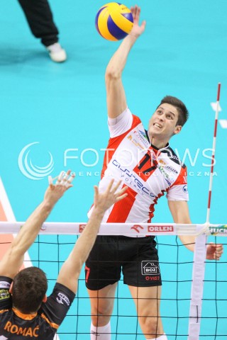  07.12.2014 RZESZOW <br />SIATKOWKA PLUS LIGA 2014/2015 MEN VOLLEYBALL POLAND POLISH PLUSLIGA LEAGUE SEASON 2014/2015 <br />MECZ ASSECO RESOVIA RZESZOW - CUPRUM LUBIN<br />N/Z  NIKOLAY PENCZEV ( PENCHEV )<br /> 