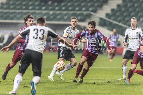  11.12.2014 WARSZAWA PILKA NOZNA<br />SEZON 2014/2015 FOOTBALL POLISH <br />MECZ LEGIA WARSZAWA - TRABZONSPOR NA STADIONIE PEPSI ARENA<br />N/Z MICHAL ZYRO MUSA NIZAM<br /> 