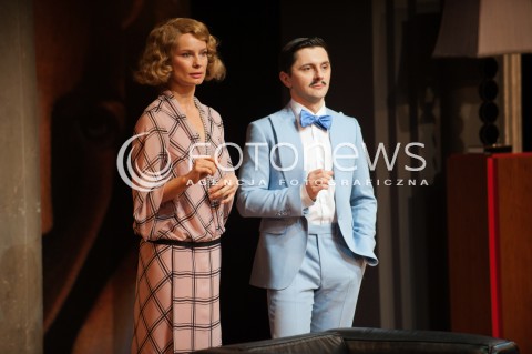  11.12.2014 WARSZAWA OCH TEATR<br />PROBA MEDIALNA UPADLE ANIOLY<br />N/Z MAGDALENA CIELECKA TOMASZ DRABEK<br /> 
