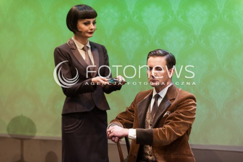  11.12.2014 WARSZAWA TEATR 6 PIETRO<br />PROBA MEDIALNA POLITYKA<br />N/Z RAFAL KROLIKOWSKI MALGORZATA SOCHA<br /> 