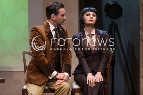  11.12.2014 WARSZAWA TEATR 6 PIETRO<br />PROBA MEDIALNA POLITYKA<br />N/Z RAFAL KROLIKOWSKI MALGORZATA SOCHA<br /> 